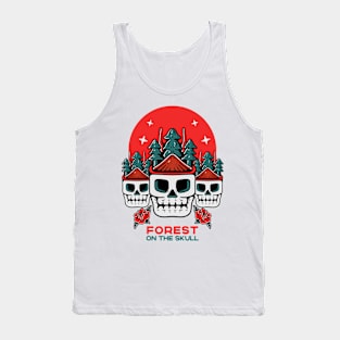 Forest on the skull Tank Top